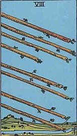 Eight of Wands image