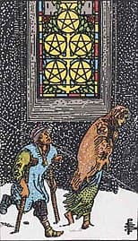 Five of Pentacles image