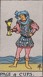 Page of Cups image