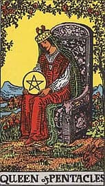 Queen of Pentacles image