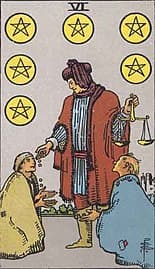 Six of Pentacles image