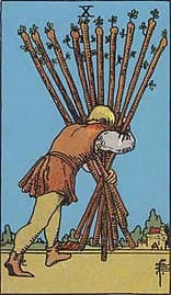 Ten of Wands image
